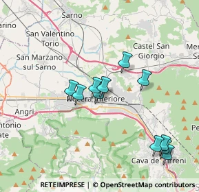 Mappa Via Marco Levi Bianchini, 84014 Nocera Inferiore SA, Italia (3.83455)