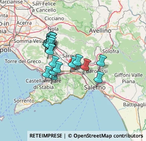 Mappa 84014 Nocera Inferiore SA, Italia (11.8275)