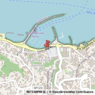 Mappa Corso Luigi Manzi, 59, 80074 Casamicciola Terme, Napoli (Campania)