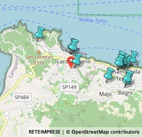 Mappa Via Provinciale Lacco - Fango, 80076 Lacco Ameno NA, Italia (1.20615)