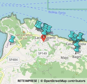 Mappa Via Provinciale Lacco - Fango, 80076 Lacco Ameno NA, Italia (1.02733)