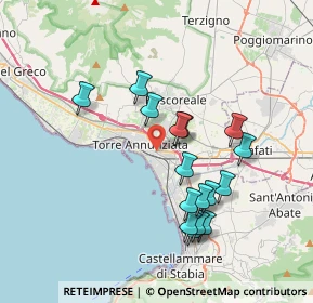 Mappa Piazza Imbriani, 80058 Torre Annunziata NA, Italia (3.72313)