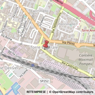 Mappa Via Castriota, 7, 80058 Torre Annunziata, Napoli (Campania)