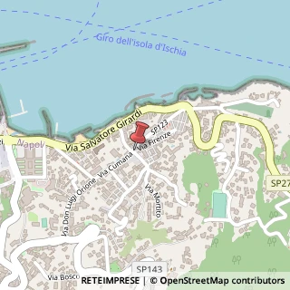 Mappa Via Cumana, 58, 80074 Casamicciola Terme, Napoli (Campania)