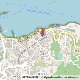 Mappa Via Cumana, 77, 80074 Casamicciola Terme, Napoli (Campania)