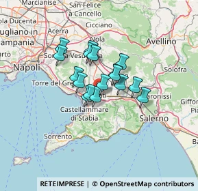 Mappa Via Dante Alighieri, 84018 Scafati SA, Italia (9.13353)