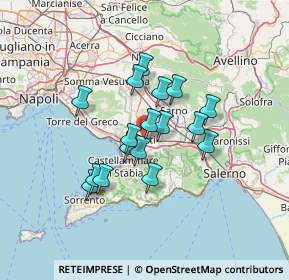 Mappa Via Dante Alighieri, 84018 Scafati SA, Italia (11.01118)