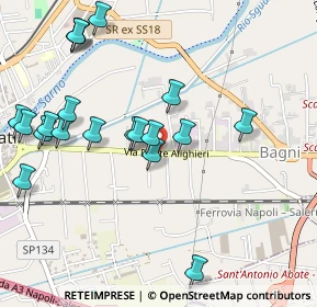 Mappa Via Dante Alighieri, 84018 Scafati SA, Italia (0.6055)