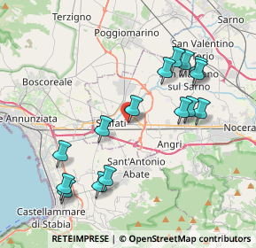 Mappa Via Dante Alighieri, 84018 Scafati SA, Italia (4.348)