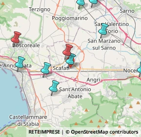 Mappa Via Dante Alighieri, 84018 Scafati SA, Italia (5.33545)