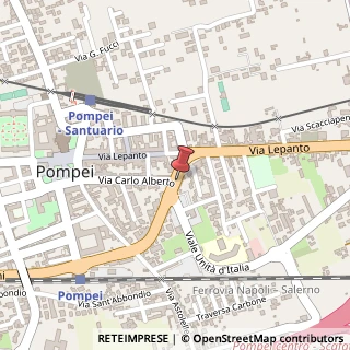 Mappa Viale G. Mazzini, 108, 80045 Pompei, Napoli (Campania)
