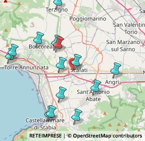 Mappa Via Alessandro Volta, 84018 Scafati SA, Italia (4.76429)