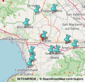 Mappa Via Alessandro Volta, 84018 Scafati SA, Italia (4.37667)