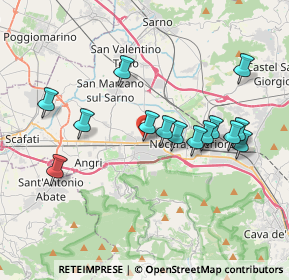 Mappa Via A, 84016 Pagani SA, Italia (3.855)