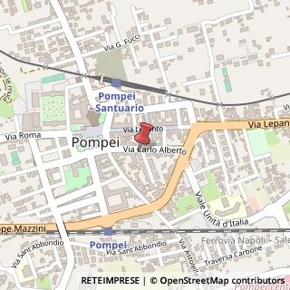 Mappa Via Carlo Alberto, 54, 80045 Pompei, Napoli (Campania)