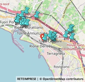 Mappa Via Comunale, 80058 Torre Annunziata NA, Italia (1.081)