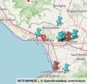 Mappa Via Comunale, 80058 Torre Annunziata NA, Italia (4.38143)