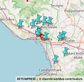 Mappa Via Comunale, 80058 Torre Annunziata NA, Italia (3.09154)