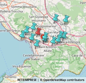 Mappa Via Galileo Galilei, 84018 Scafati SA, Italia (5.49357)