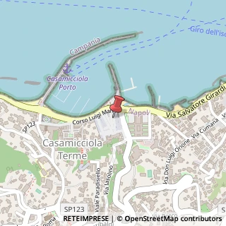 Mappa Via sanfelice guglielmo 36, 80134 Casamicciola Terme, Napoli (Campania)