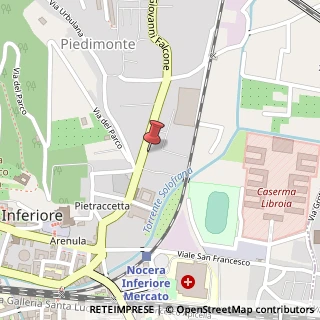 Mappa Via Giovanni Falcone, 6, 84014 Nocera Inferiore, Salerno (Campania)