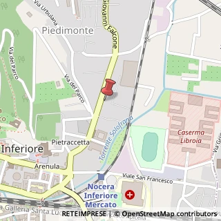 Mappa Via Giovanni Falcone, 84014 Nocera Inferiore SA, Italia, 84014 Nocera Inferiore, Salerno (Campania)