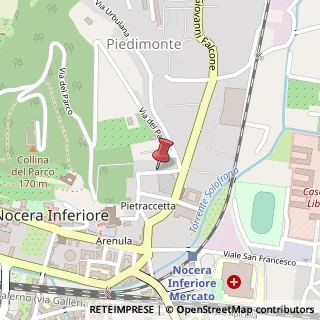 Mappa Via de caro 1, 84083 Nocera Inferiore, Salerno (Campania)
