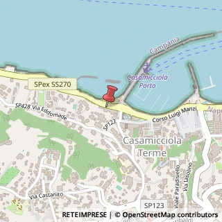 Mappa Via Dottore Tommaso Morgera, 23, 80074 Casamicciola Terme, Napoli (Campania)
