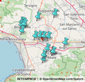 Mappa Via Galilei Galileo, 84018 Scafati SA, Italia (3.51333)