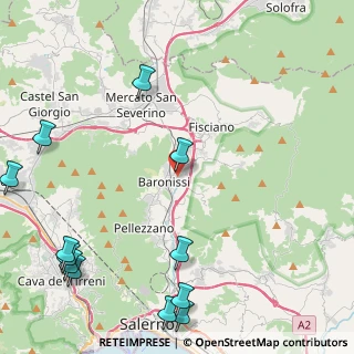 Mappa Via Trinità, 84081 Baronissi SA, Italia (6.79583)