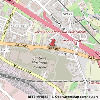 Mappa Via Plinio, 128, 80058 Torre Annunziata, Napoli (Campania)