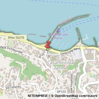 Mappa Piazza Marina, 243, 80074 Casamicciola Terme, Napoli (Campania)