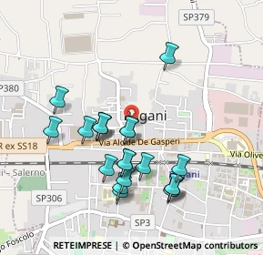 Mappa Traversa II De Gasperi Alcide, 84016 Pagani SA, Italia (0.478)