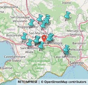 Mappa Traversa II De Gasperi Alcide, 84016 Pagani SA, Italia (5.98938)