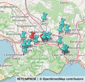 Mappa Traversa II De Gasperi Alcide, 84016 Pagani SA, Italia (6.59412)