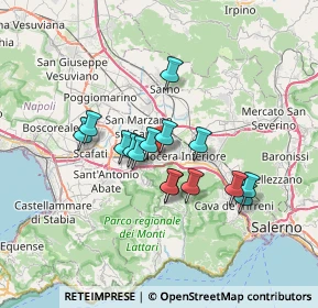 Mappa Traversa II De Gasperi Alcide, 84016 Pagani SA, Italia (5.802)