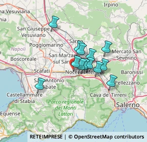 Mappa Traversa II De Gasperi Alcide, 84016 Pagani SA, Italia (4.99077)