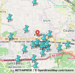 Mappa Traversa II De Gasperi Alcide, 84016 Pagani SA, Italia (1.1585)