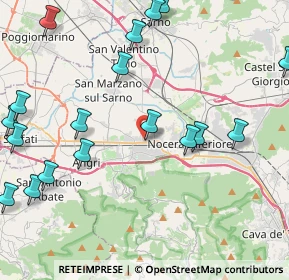 Mappa Traversa II De Gasperi Alcide, 84016 Pagani SA, Italia (5.82833)