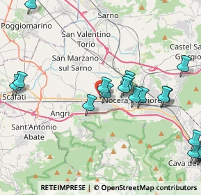Mappa Traversa II De Gasperi Alcide, 84016 Pagani SA, Italia (5.623)