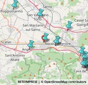 Mappa Traversa II De Gasperi Alcide, 84016 Pagani SA, Italia (6.58875)