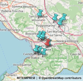 Mappa Via Enrico Fermi, 84018 Scafati SA, Italia (5.51538)