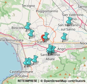 Mappa Cavalcavia Prete, 84018 Scafati SA, Italia (3.72636)