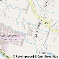 Map Santa Giustina in Colle