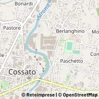 Mapa Cossato