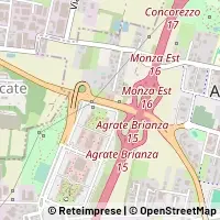 Mapa Agrate Brianza