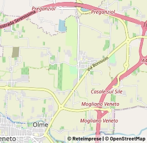 Mappa Via Preganziol, 31021 Mogliano Veneto TV, Italia (0.432)