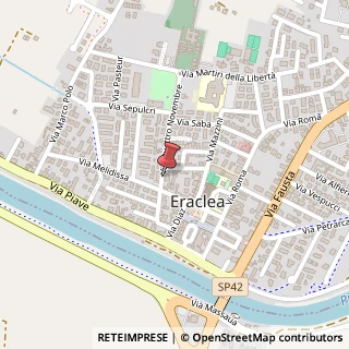 Mappa Via IV Novembre, 29, 30020 Eraclea, Venezia (Veneto)