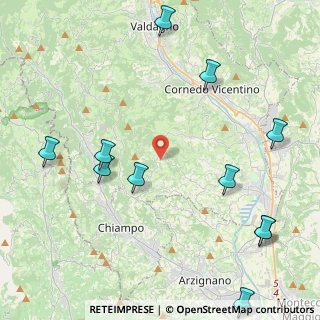 Mappa Via Belvedere, 36070 Nogarole vicentino VI, Italia (5.44818)
