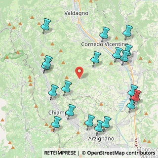 Mappa Via Belvedere, 36070 Nogarole vicentino VI, Italia (5.06947)